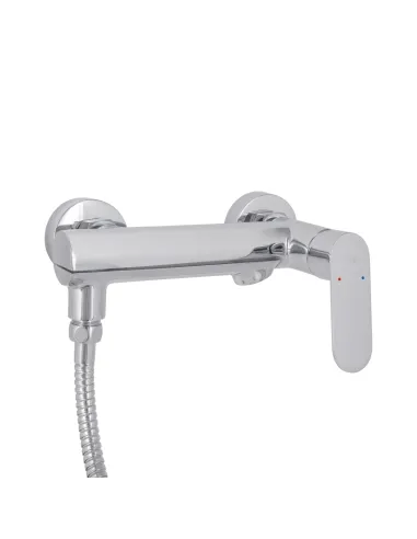 Змішувач для ванни Q-Tap Evia QTEVI260CRM47578 Chrome з душовим набором