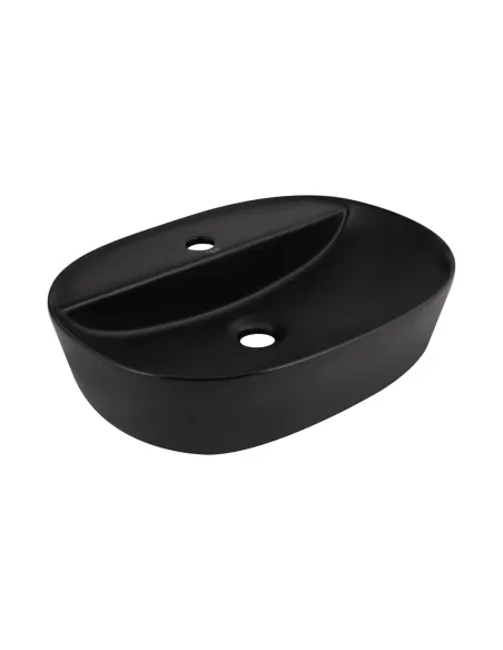 Накладная раковина Qtap Scorpio QT146533MB Matt Black, 500x380x120 мм Накладная раковина Qtap Scorpio QT146533MB Matt Black, 500x380x120 мм