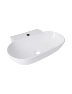 Накладная раковина Qtap Cardinal QT0411K177WN White, 565x400x130 мм