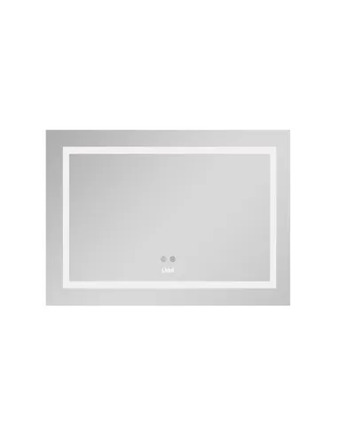 Зеркало для ванной Lidz Kubis KU1, с LED-подсветкой, с антизапотеванием