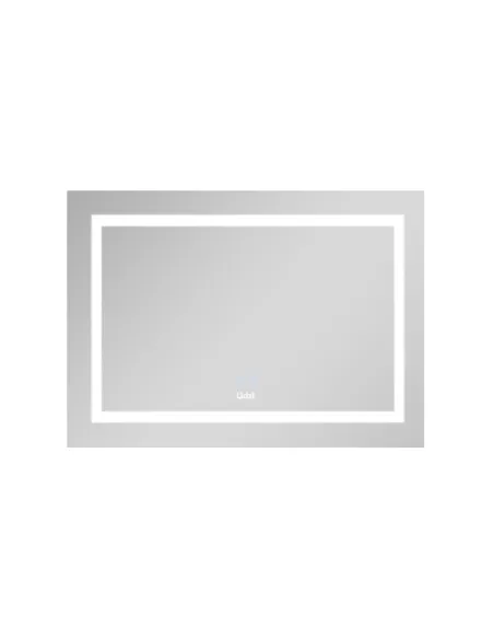 Зеркало для ванной Lidz Kubis KU1, с LED-подсветкой, с антизапотеванием