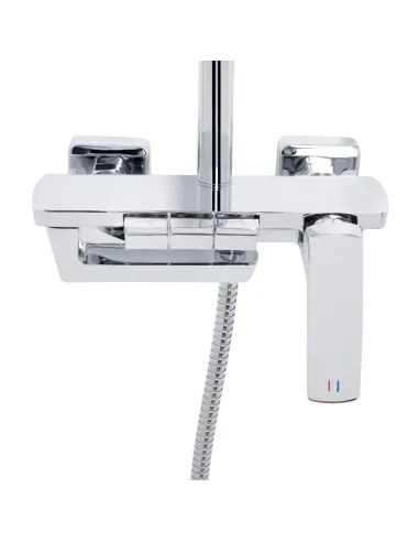 Душевая система Q-Tap Tern QTTER111CRM47591 Chrome с изливом