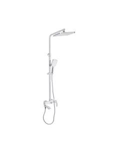 Душевая система Q-Tap Swan Cascada QTSWA111CRW45570 Chrome/White с изливом