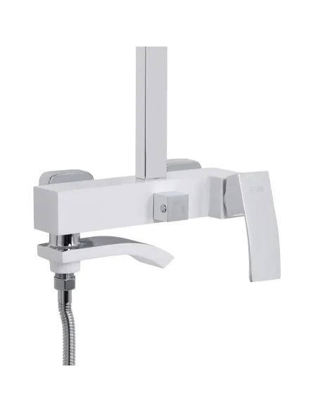 Душова система Q-Tap Swan Cascada QTSWA111CRW45570 Chrome/White з виливом Душова система Q-Tap Swan Cascada QTSWA111CRW45570 Chrome/White з виливом