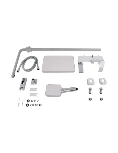 Душова система Q-Tap Swan Cascada QTSWA111CRW45570 Chrome/White з виливом