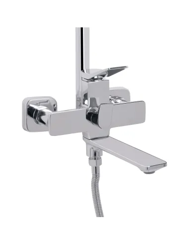 Душевая система Q-Tap Presto QTPRE111CRM45575 Chrome с изливом
