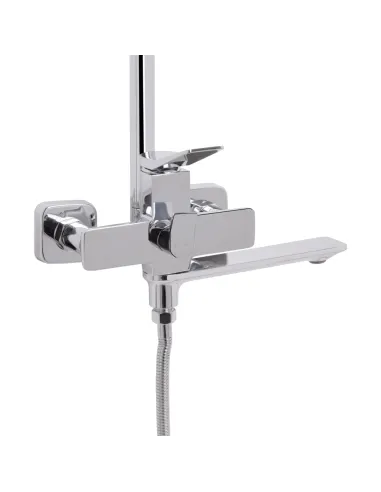 Душевая система Q-Tap Presto QTPRE111CRM45575 Chrome с изливом