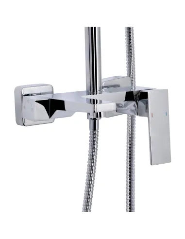 Душевая система Q-Tap Gemini QTGEM111CRM45685 Chrome с изливом