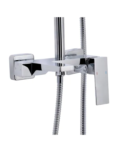 Душова система Q-Tap Gemini QTGEM111CRM45685 Chrome з виливом