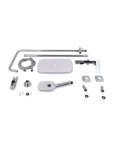 Душова система Q-Tap Gemini QTGEM111CRM45685 Chrome з виливом