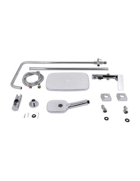 Душова система Q-Tap Gemini QTGEM111CRM45685 Chrome з виливом