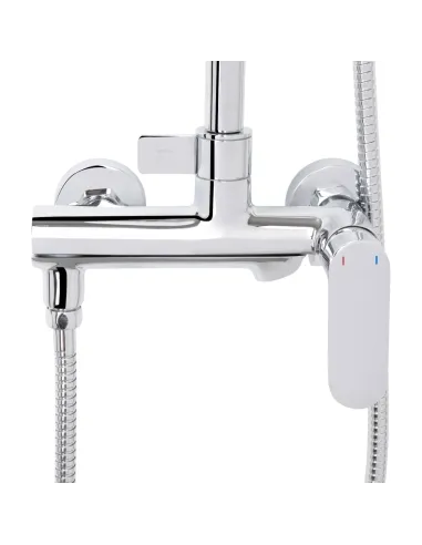 Душова система Q-Tap Evia QTEVI111CRM47583 Chrome з виливом