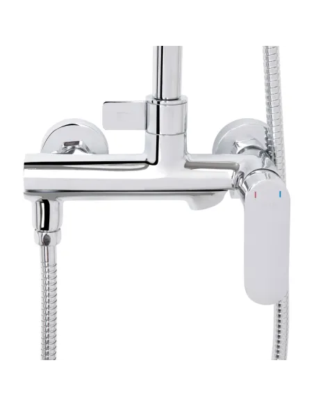 Душевая система Q-Tap Evia QTEVI111CRM47583 Chrome с изливом