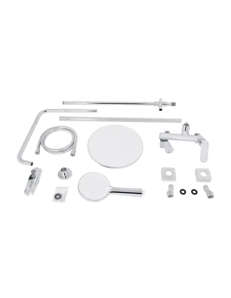 Душова система Q-Tap Evia QTEVI111CRM47583 Chrome з виливом