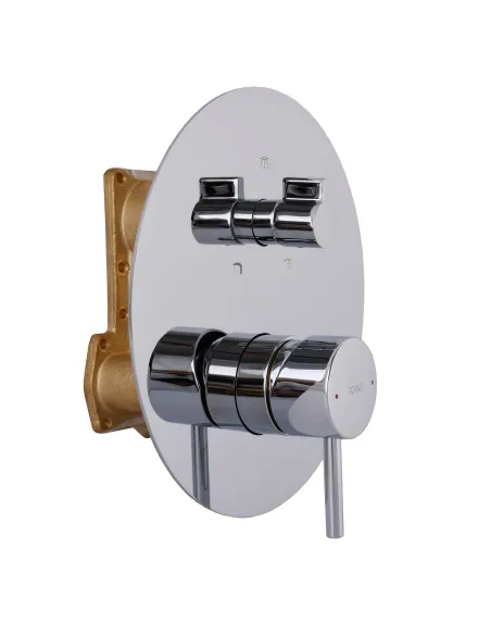 Змішувач для душу Topaz Loft TLF 32115-H39-C прихованого монтажу з душовим набором Змішувач для душу Topaz Loft TLF 32115-H39-C прихованого монтажу з душовим набором