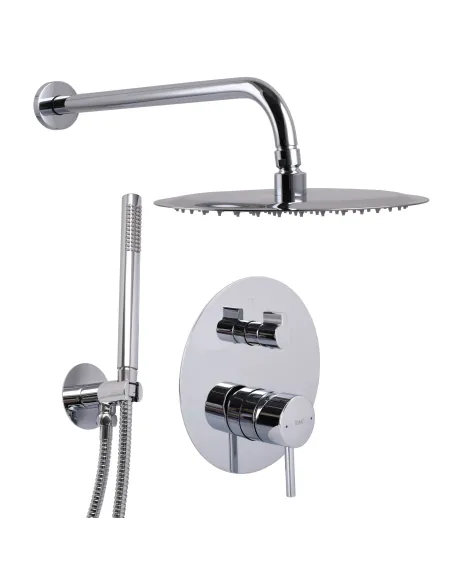 Змішувач для душу Topaz Loft TLF 32205-H39-C прихованого монтажу з душовим набором Змішувач для душу Topaz Loft TLF 32205-H39-C прихованого монтажу з душовим набором