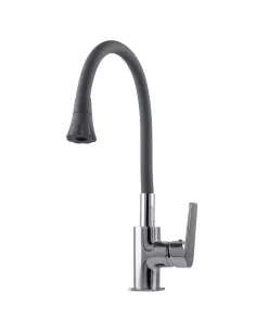 Змішувач для кухні Globus Lux BONN GLB-0203SA-G03, з гнучким виливом