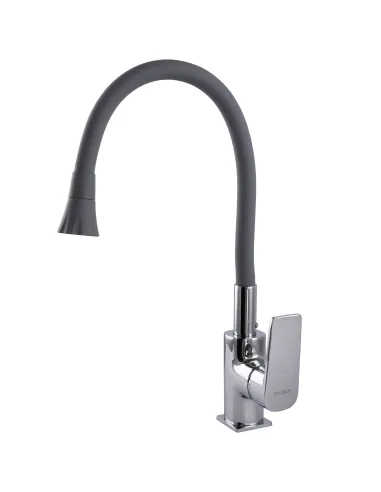 Змішувач для кухні Globus Lux BONN GLB-0203SA-G03, з гнучким виливом