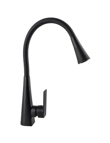 Смеситель для кухни Globus Lux NIAGARA GLN-0203SM-BB, с гибким изливом