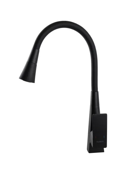 Змішувач для кухні Globus Lux NIAGARA GLN-0203SM-BB, з гнучким виливом