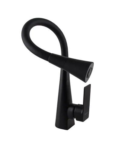 Смеситель для кухни Globus Lux NIAGARA GLN-0203SM-BB, с гибким изливом