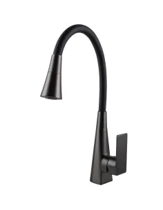 Смеситель для кухни Globus Lux NIAGARA GLN-0203SM-GP, с гибким изливом