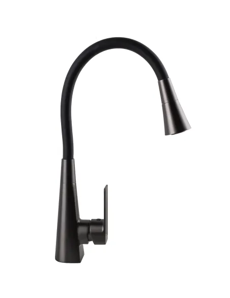 Смеситель для кухни Globus Lux NIAGARA GLN-0203SM-GP, с гибким изливом