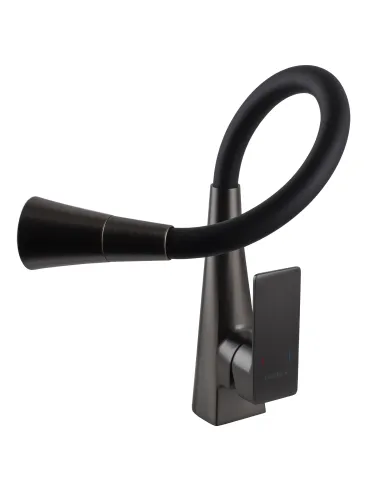 Смеситель для кухни Globus Lux NIAGARA GLN-0203SM-GP, с гибким изливом