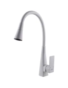 Смеситель для кухни Globus Lux NIAGARA GLN-0203SM-WM, с гибким изливом