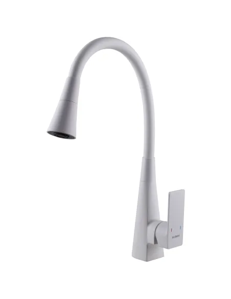 Смеситель для кухни Globus Lux NIAGARA GLN-0203SM-WM, с гибким изливом