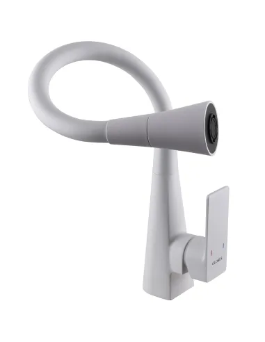 Змішувач для кухні Globus Lux NIAGARA GLN-0203SM-WM, з гнучким виливом