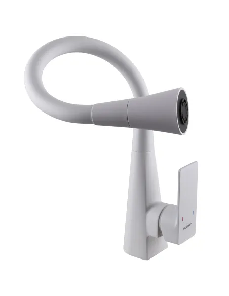 Смеситель для кухни Globus Lux NIAGARA GLN-0203SM-WM, с гибким изливом