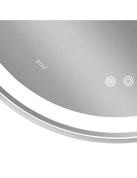 Дзеркало для ванної кімнати Qtap Gemini Touch, з LED-підсвічуванням, з антизапітнінням Дзеркало для ванної кімнати Qtap Gemini Touch, з LED-підсвічуванням, з антизапітнінням