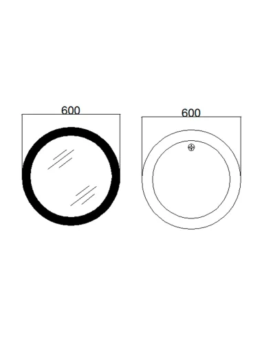 Дзеркало для ванної кімнати Qtap Taurus Touch, з LED-підсвічуванням, з антизапітнінням