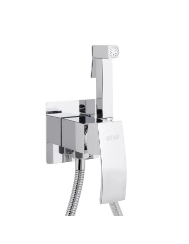 Змішувач для біде Q-Tap Swan Cascada QTSWA262CRM45567 з гігієнічним душем