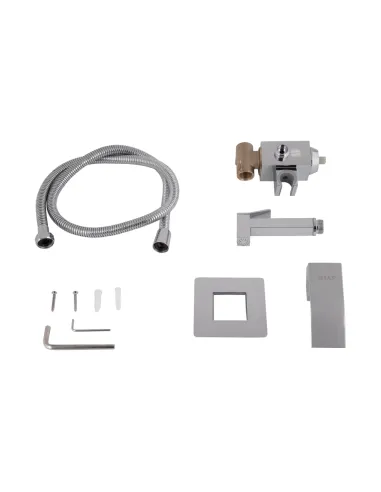 Змішувач для біде Q-Tap Swan Cascada QTSWA262CRM45567 з гігієнічним душем