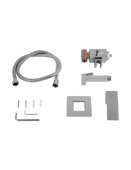 Змішувач для біде Q-Tap Swan Cascada QTSWA262CRM45567 з гігієнічним душем