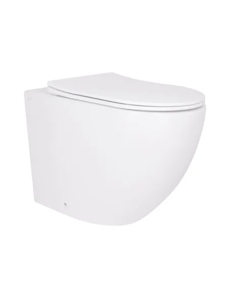 Унитаз Q-Tap Robin Ultra Quiet QT13332381AW, 520×365×365 мм, безободковый, подвесной Унитаз Q-Tap Robin Ultra Quiet QT13332381AW, 520×365×365 мм, безободковый, подвесной