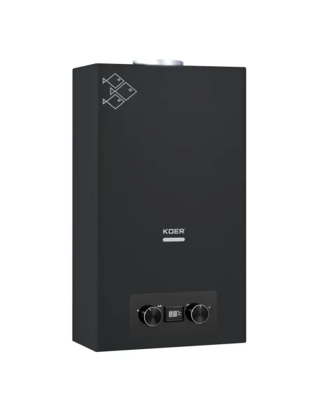 Газовая колонка Koer KWH.G0110 Black дымоходная