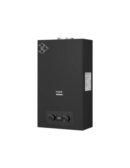Газова колонка Koer KWH.G0110 Black димохідна