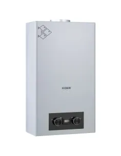 Газова колонка Koer KWH.G0110 Gray димохідна