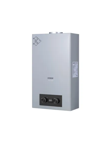 Газовая колонка Koer KWH.G0110 Gray дымоходная