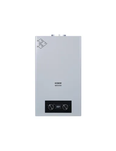 Газовая колонка Koer KWH.G0110 Gray дымоходная