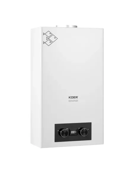 Газовая колонка Koer KWH.G0110 White дымоходная