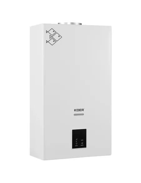 Газовая колонка Koer KWH.G0210 White дымоходная