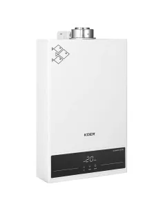 Газова колонка Koer KWH.G0312 Turbo White турбована