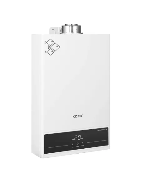 Газовая колонка Koer KWH.G0312 Turbo White турбированная