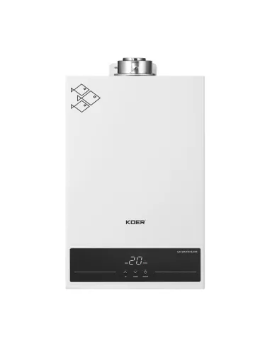 Газовая колонка Koer KWH.G0312 Turbo White турбированная