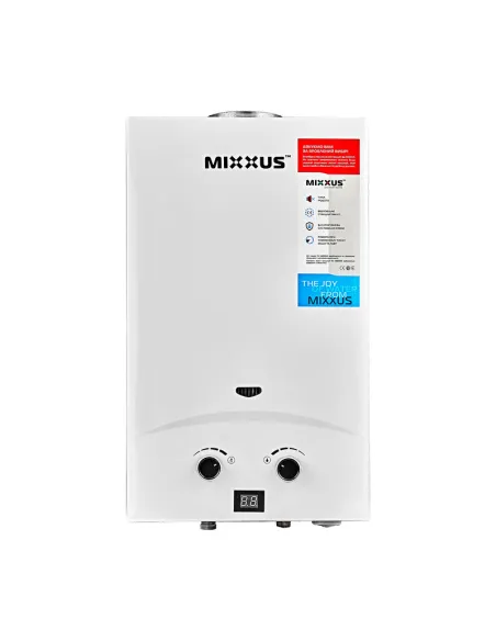 Газова колонка Mixxus GWH-0110 Basic White димохідна