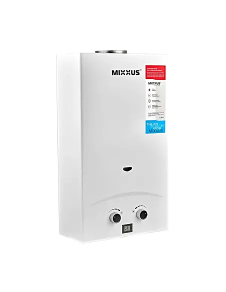 Газова колонка Mixxus GWH-0112 Basic White димохідна